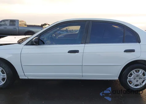 2001 Honda Civic Lx z USA, uszkodzony, nr VIN 1HGES15521L055352